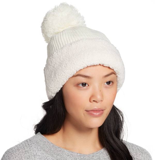 Northeast Outfitters Women's Cozy Cabin Sherpa Pom Hat