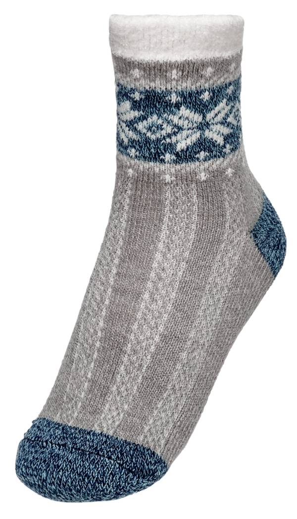 Northeast Outfitters Women's Cozy Holiday Snowflake Cuff Socks