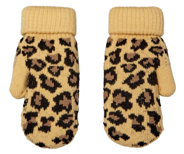 Northeast Outfitters Youth Cozy Cheetah Mittens