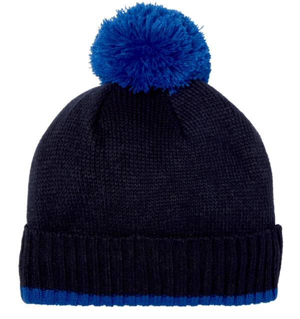 Northeast Outfitters Youth Cozy Colorblock Pom Pom Hat