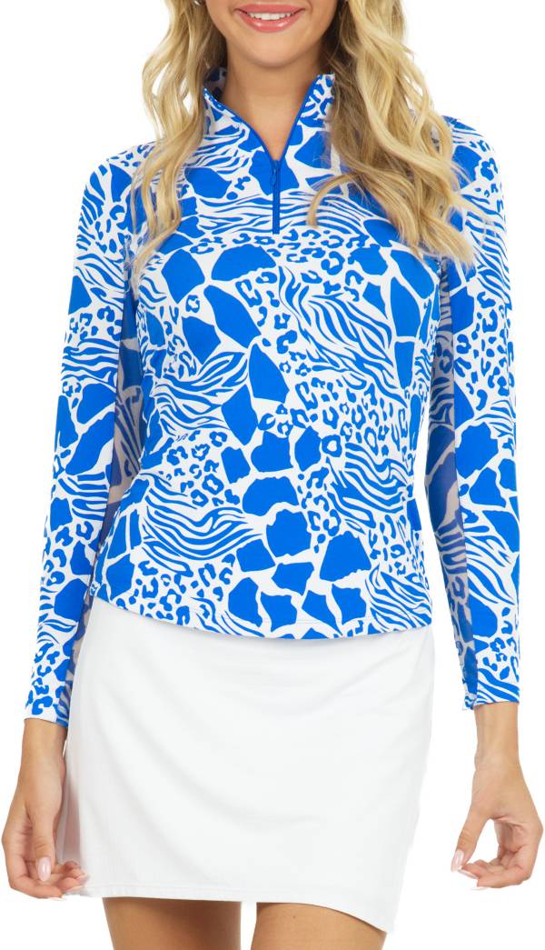 IBKUL Women's Bianca Long Sleeve Mock Neck Golf Sun Shirt product image