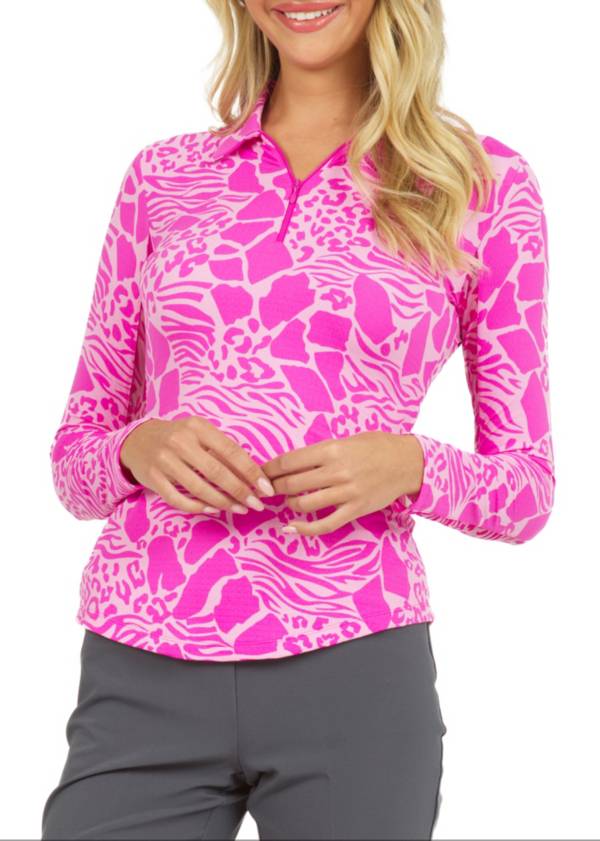 IBKUL Women's Bianca Long Sleeve Golf Polo