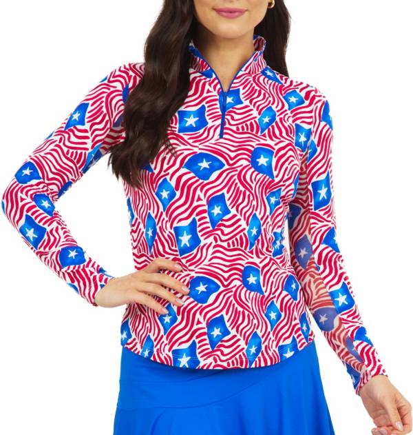 IBKUL Women's Long Sleeve Sun Golf Shirt