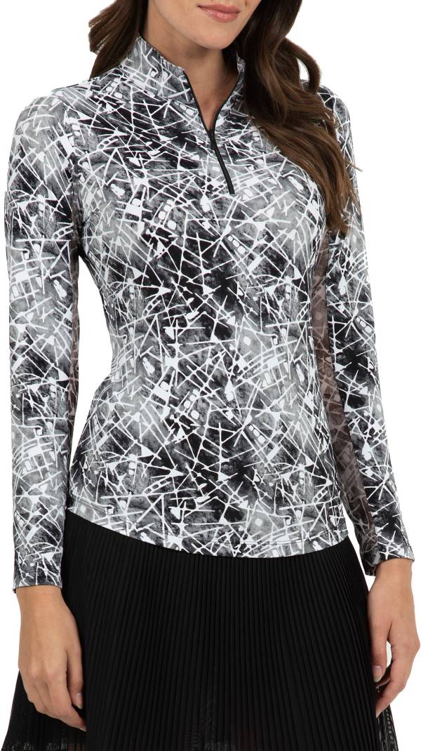 IBKUL Women's Long Sleeve Sun Golf Shirt