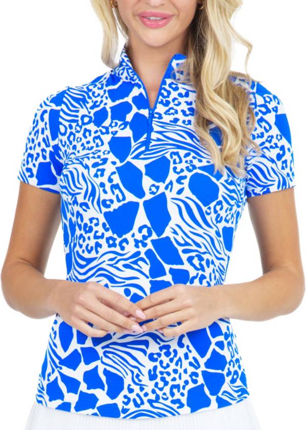IBKUL Women's Bianca 1/4 Zip Short Sleeve Golf Sun Shirt product image