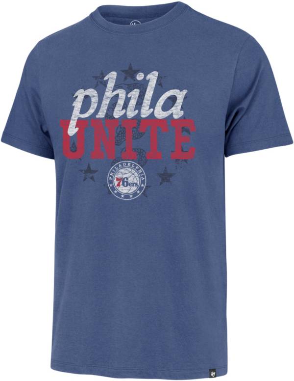 '47 Philadelphia 76ers Blue Phila Unite T-Shirt