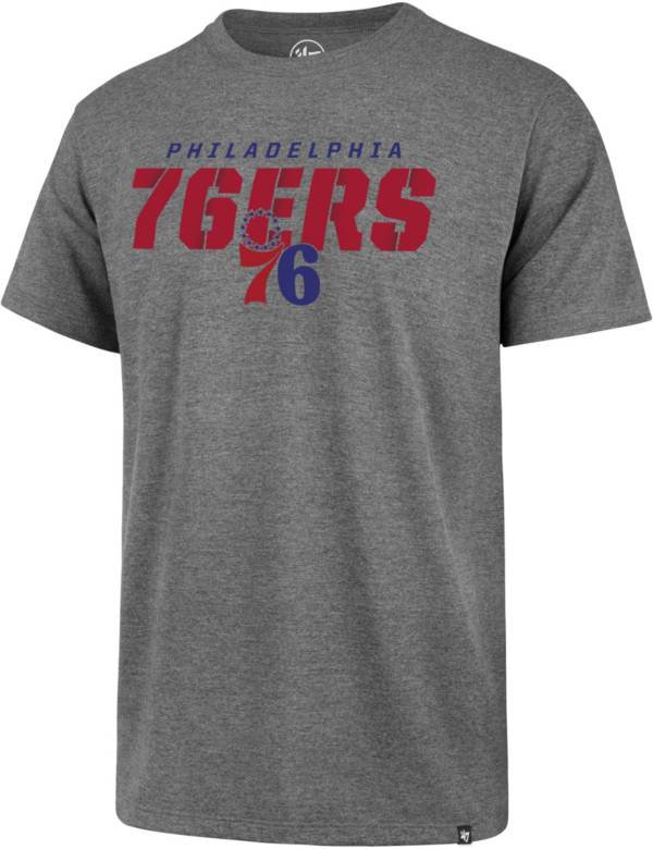 '47 Philadelphia 76ers Grey Super Rival T-Shirt