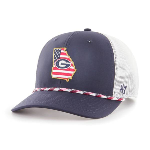 '47 Men's Georgia Bulldogs Navy Trucker Adjustable Hat