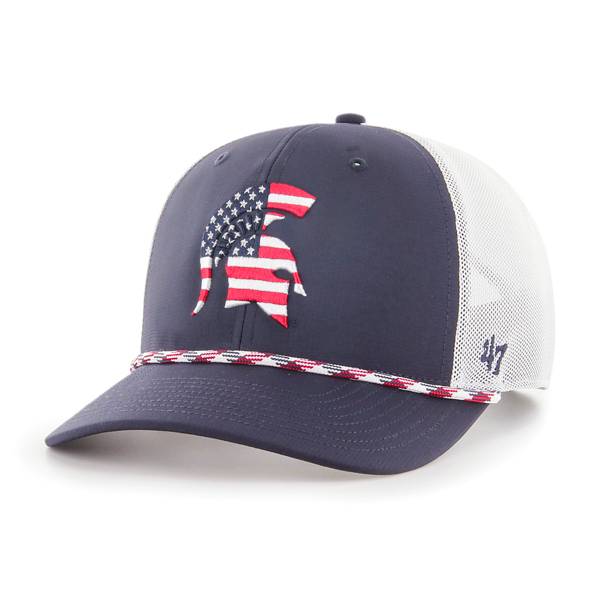 '47 Men's Michigan State Spartans Navy Trucker Adjustable Hat