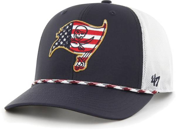 '47 Tampa Bay Buccaneers Flag Fill Navy Adjustable Trucker Hat