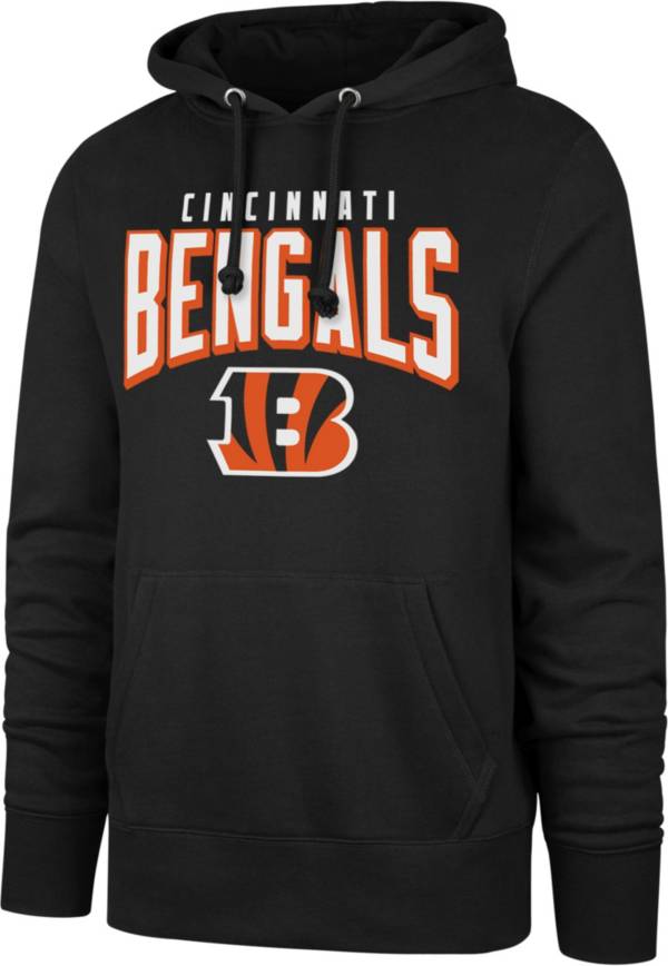 '47 Men's Cincinnati Bengals Elements Headline Black Hoodie