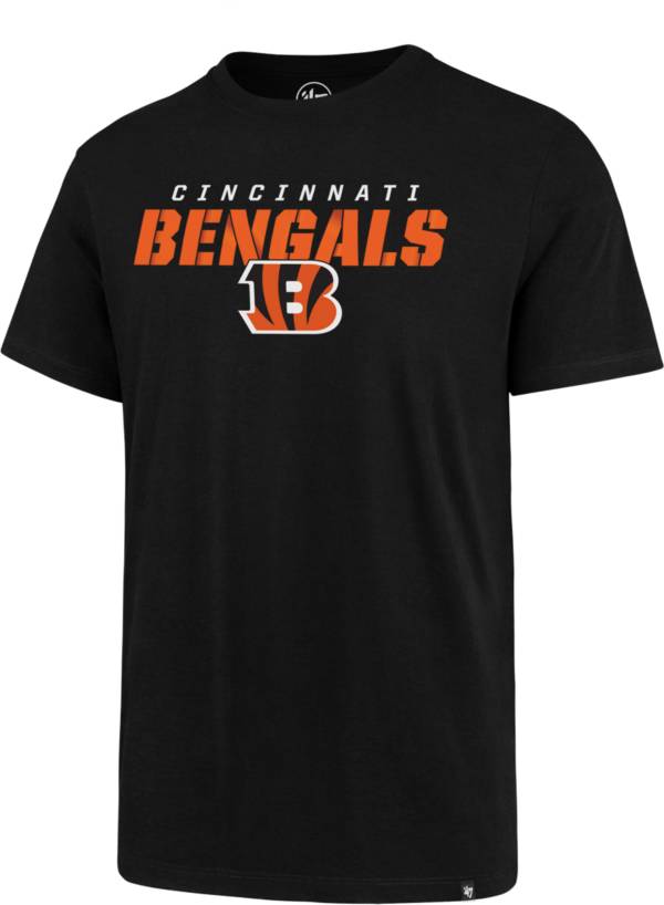 '47 Men's Cincinnati Bengals Traction Rival Black T-Shirt