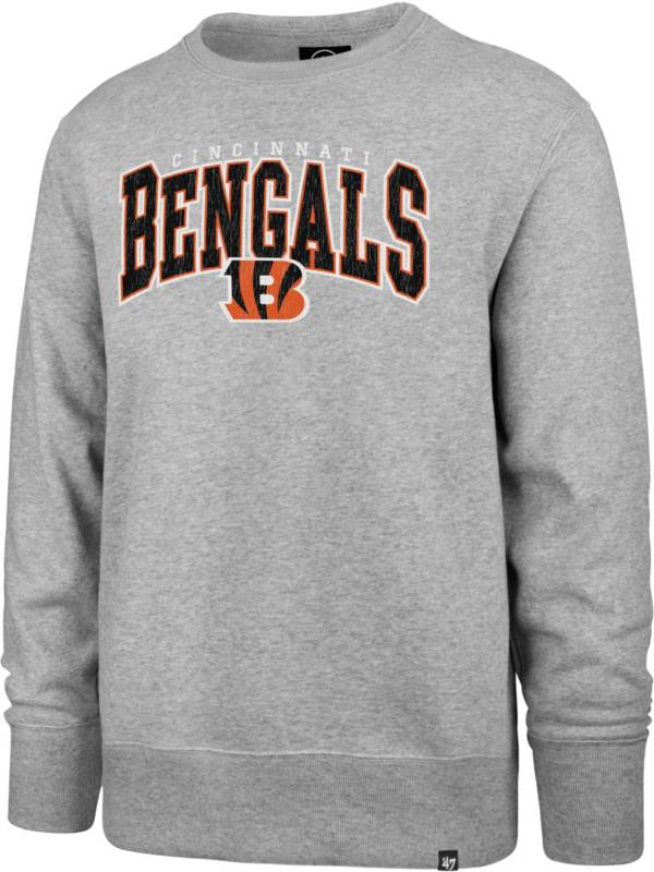 '47 Men's Cincinnati Bengals Varsity Block Grey Fleece Crew product image