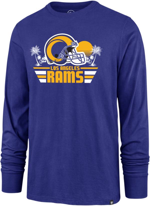 '47 Men's Los Angeles Rams Rival Raglan Royal T-Shirt