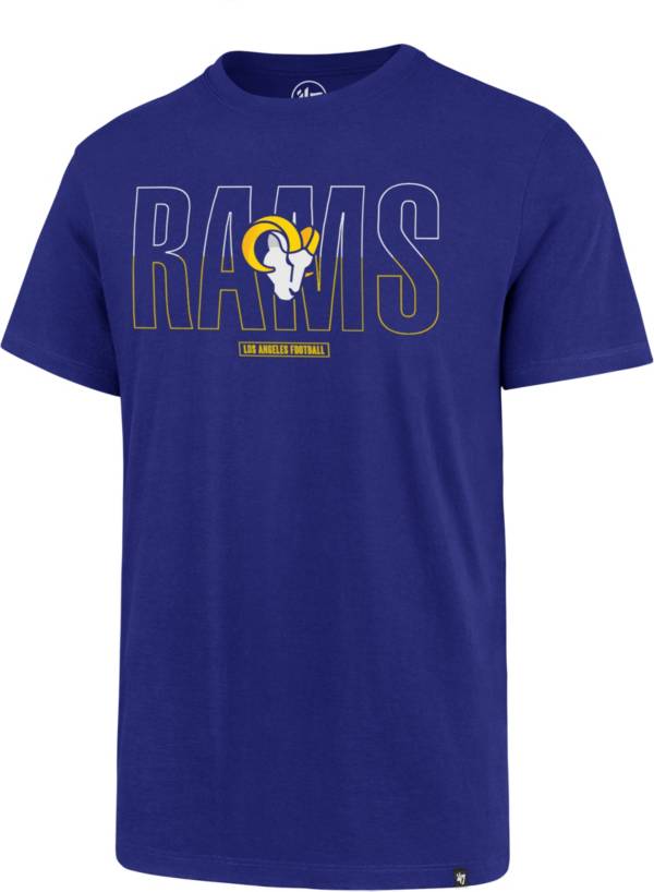 '47 Men's Los Angeles Rams Split Squad Rival Royal T-Shirt