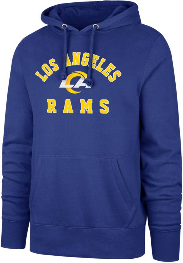 '47 Men's Los Angeles Rams Varsity Arch Headline Royal Hoodie