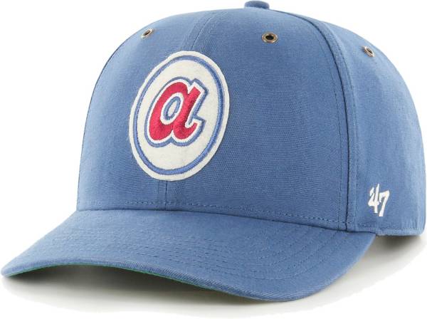 '47 Men's Atlanta Braves Blue Backtrack Adjustable Hat