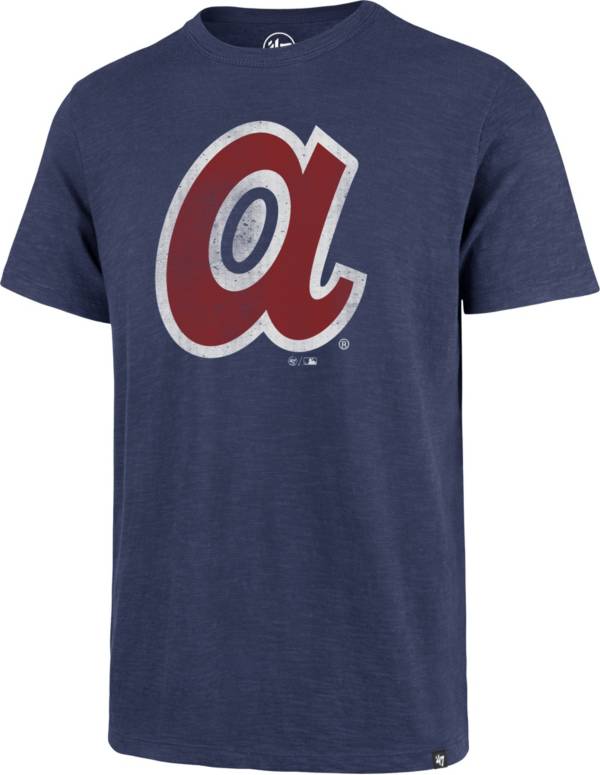 '47 Men's Atlanta Braves Blue Scrum T-Shirt