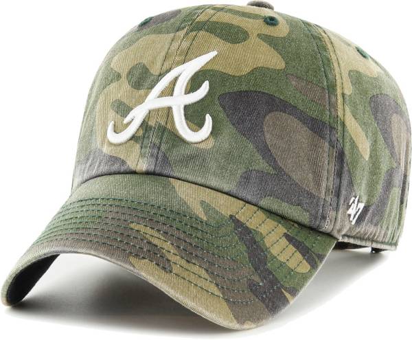 '47 Men's Atlanta Braves Camoflage Clean Up Adjustable Hat product image
