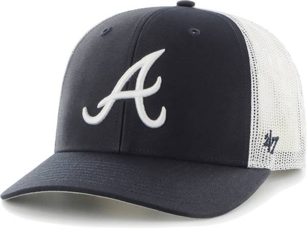 '47 Men's Atlanta Braves Navy Adjustable Trucker Hat product image