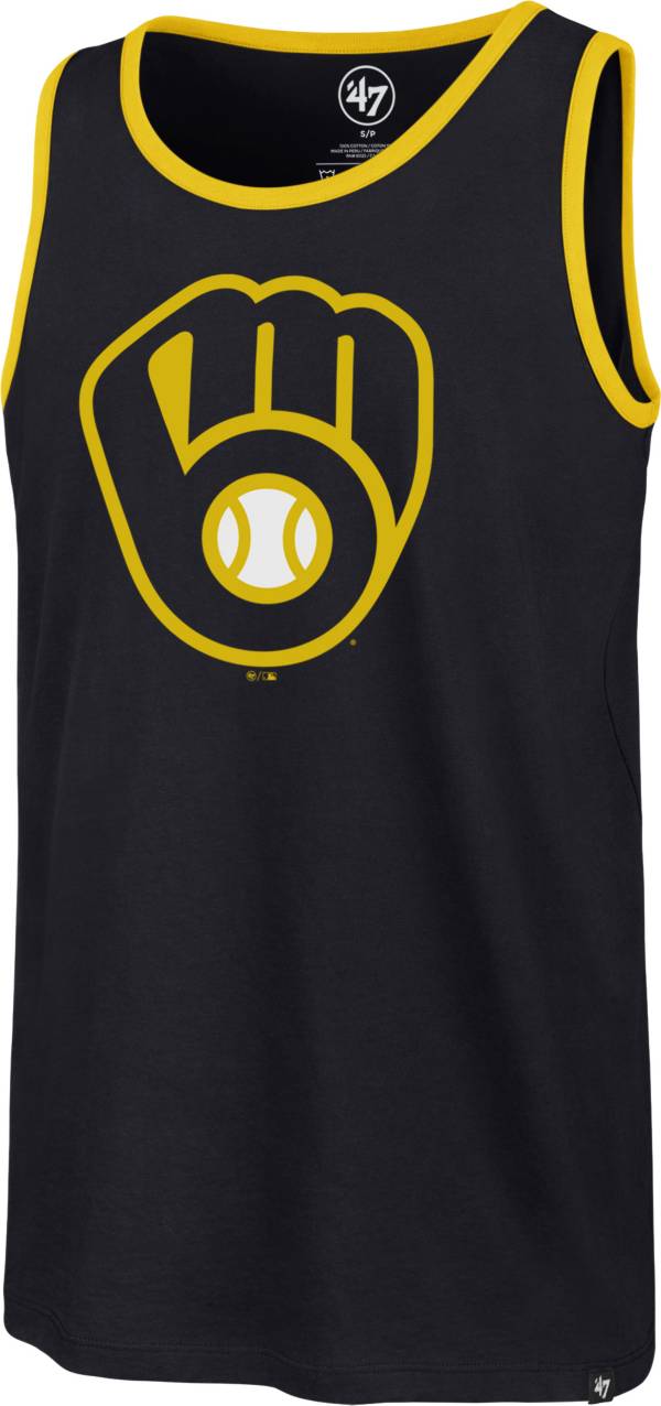 '47 Men's Milwaukee Brewers Navy Rival Tank Top