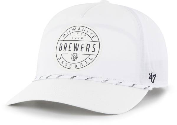 '47 Men's Milwaukee Brewers White Suburbia Captian DT Adjustable Hat