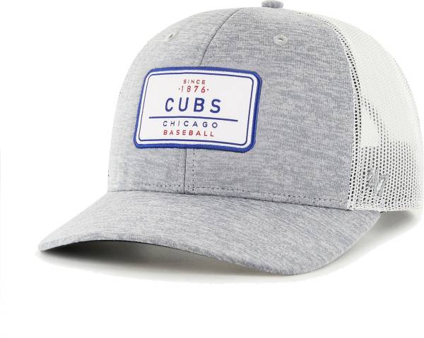 '47 Men's Chicago Cubs Gray Harrington Adjustable Trucker Hat