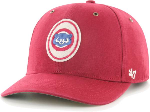 '47 Men's Chicago Cubs Red Backtrack Adjustable Hat