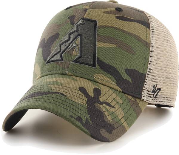 '47 Men's Arizona Diamondbacks Camo MVP Adjustable Trucker Hat