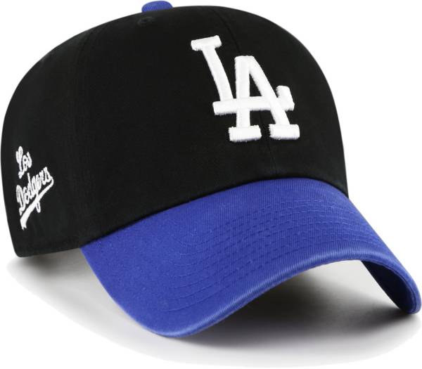 '47 Men's Los Angeles Dodgers Black Clean Up Adjustable Hat