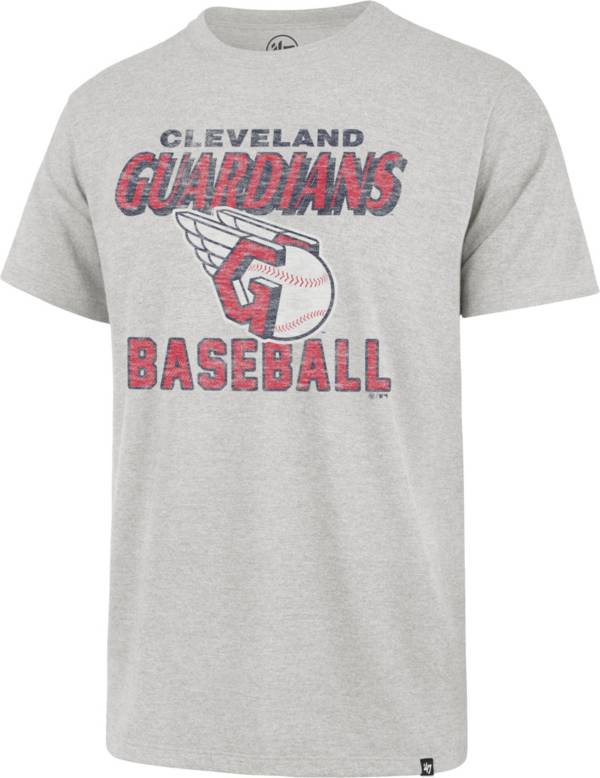 '47 Men's Cleveland Guardians Gray Baseball T-Shirt