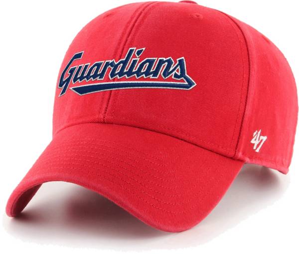 '47 Men's Cleveland Guardians Red MVP Script Adjustable Hat