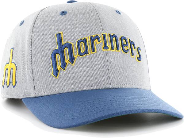 '47 Men's Seattle Mariners Gray Flyout Adjustable Hat