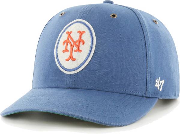 '47 Men's New York Mets Blue Backtrack Adjustable Hat