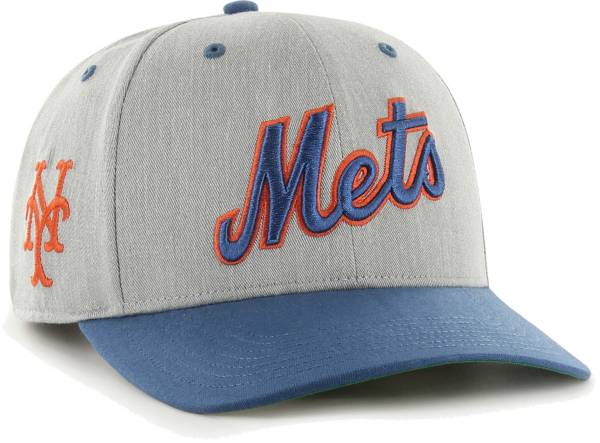 '47 Men's New York Mets Gray Flyout Adjustable Hat