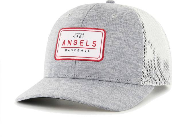'47 Men's Los Angeles Angels Gray Harrington Adjustable Trucker Hat