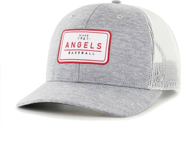 '47 Men's Los Angeles Angels Gray Harrington Adjustable Trucker Hat product image