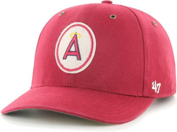 '47 Men's Los Angeles Angels Red Backtrack Adjustable Hat product image