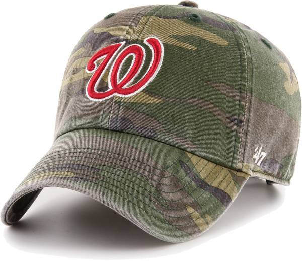 '47 Men's Washington Nationals Camoflage Clean Up Adjustable Hat