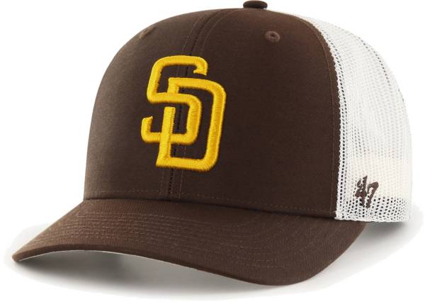 '47 Men's San Diego Padres Brown Adjustable Trucker Hat