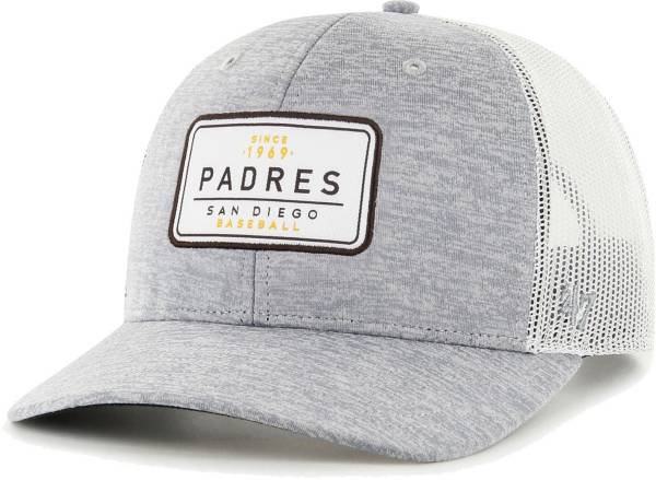 '47 Men's San Diego Padres Gray Harrington Adjustable Trucker Hat