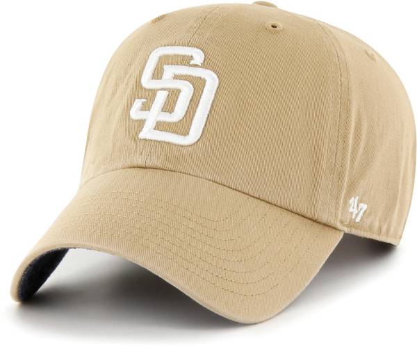 '47 Men's San Diego Padres Khaki Clean Up Adjustable Hat product image