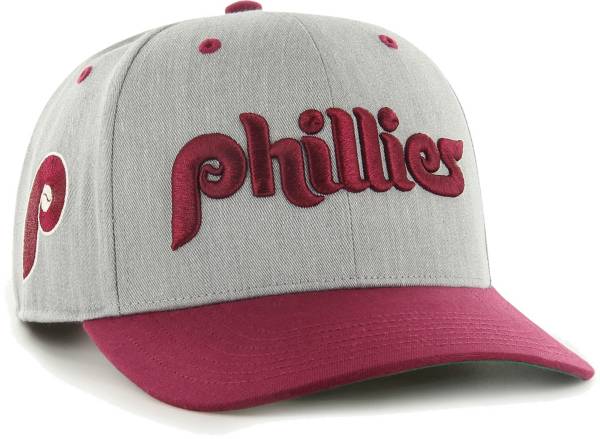 '47 Men's Philadelphia Phillies Gray Flyout Adjustable Hat