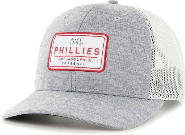 '47 Men's Philadelphia Phillies Gray Harrington Adjustable Trucker Hat