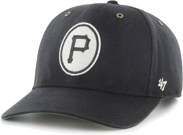 '47 Men's Pittsburgh Pirates Black Backtrack Adjustable Hat