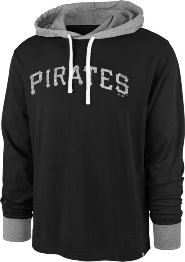 '47 Men's Pittsburgh Pirates Black Domino Hoodie