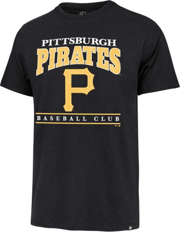 '47 Men's Pittsburgh Pirates Black Reset Franklin T-Shirt