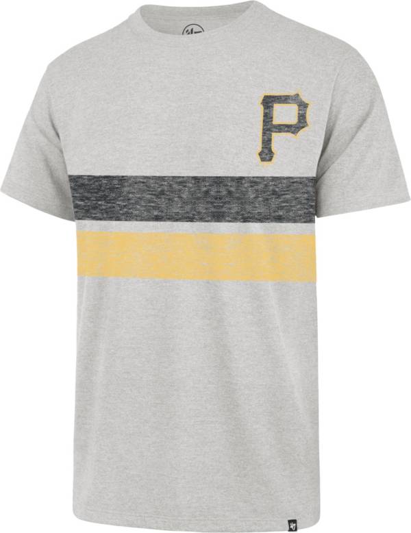 '47 Men's Pittsburgh Pirates Gray Bars Franklin T-Shirt