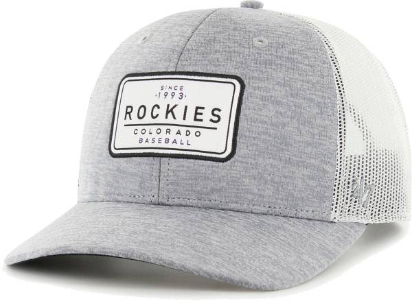 '47 Men's Colorado Rockies Gray Harrington Adjustable Trucker Hat