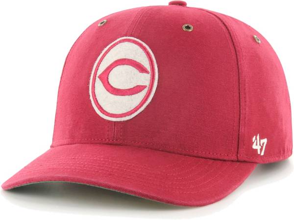 '47 Men's Cincinnati Reds Red Backtrack Adjustable Hat